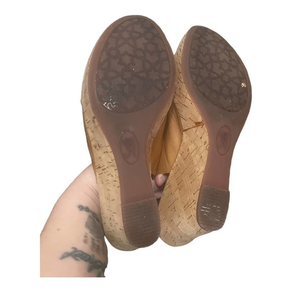 Sofft Leather Ordelia Slingback Wedge Peep Toe - Picture 8 of 10